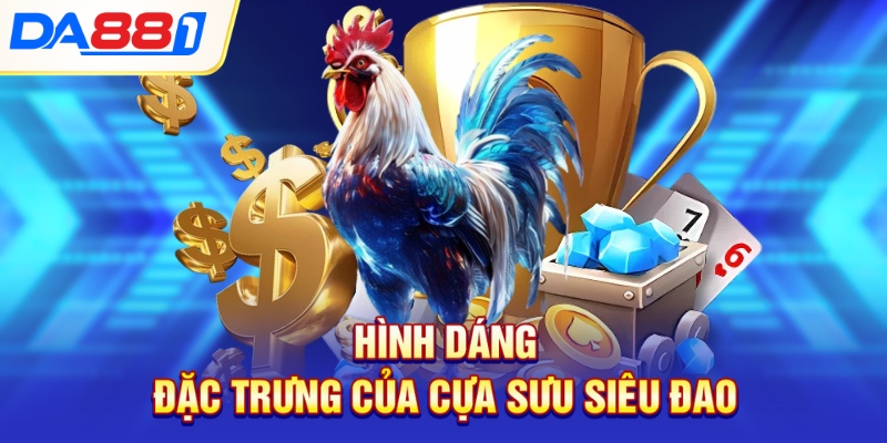 Hình dáng đặc trưng của cựa sưu siêu đao Hình dáng đặc trưng của cựa sưu siêu đao